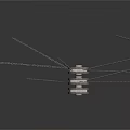 Small Cylindrical Mechanical Equipment With Multiple Coil Layers And Extended Wire Leads
