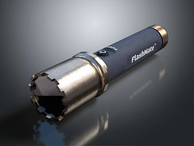 FlashMate Hole Saw Tool With Steel Cutting Edge And Cylindrical Design 3d model