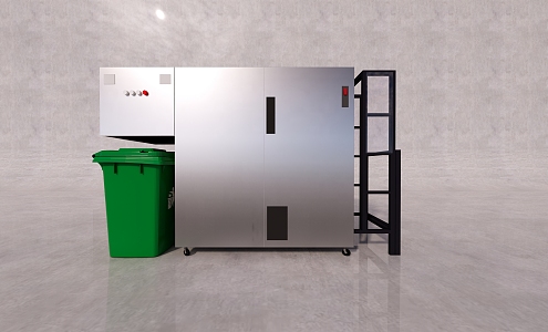 Waste processor 3d model