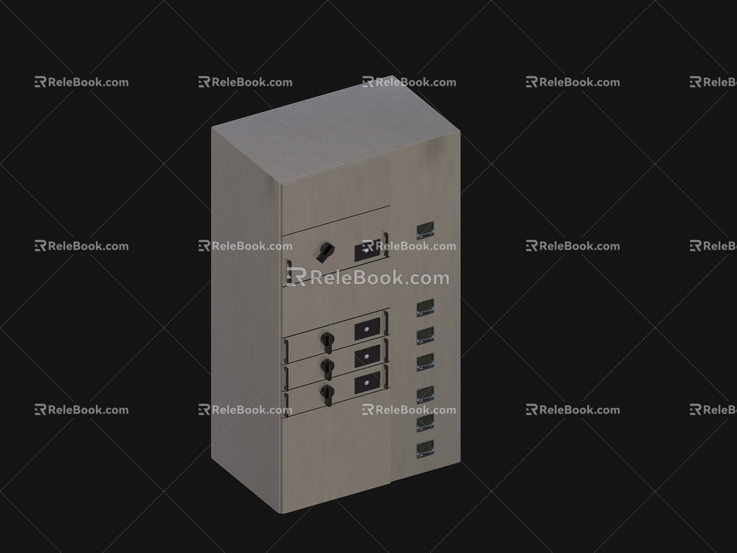 Electrical box equipment of power distribution cabinet 3d model