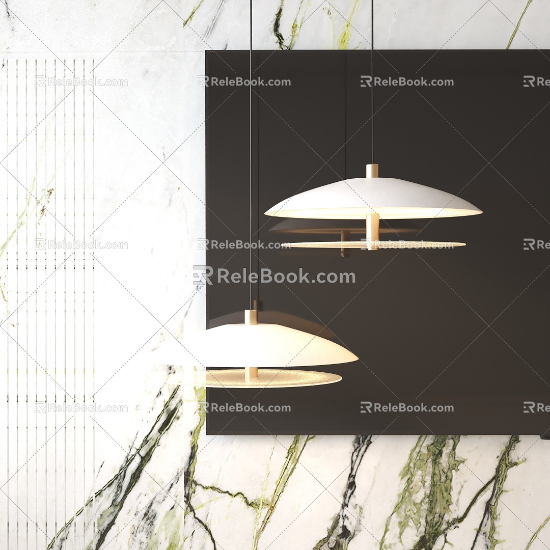 Modern chandelier 3d model