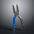 Professional Hardware Tool Blue Handle Metal Pliers For Versatile Cutting And Gripping