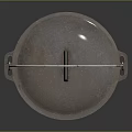 Sturdy Metal Cooking Pot With Lid And Handle For Household Hardware Tools