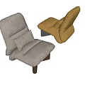 Single sofa 3d model