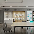 Hisense Home Appliance Store Modern Interior With Display Cabinets And Tables Chairs