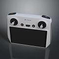 White Drone Remote Controller With Screen Control Knobs And Buttons 3d model