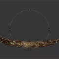 Ancient Wooden Boat Historical Water Transport With Weathered Wood Structure