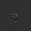 Advanced Futuristic Mechanical Sphere With Metallic Structure And Robotic Parts