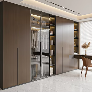Modern Italian Wardrobe Dresser Wardrobe 3d model