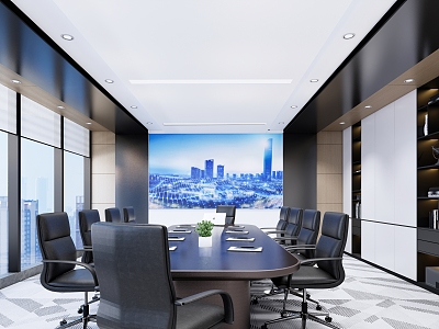 Modern Meeting Room Office Meeting Room 3d model