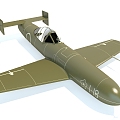 style fighter aircraft military equipment bomber 3d model