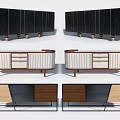 Modern TV Stand Designs Featuring Wooden Panels Metal Legs And Storage Drawers