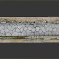 Natural Wood And Stone Paved Pathway Design For Outdoor Garden Decoration