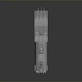 Vintage Steam Train Model With Detailed Metal Texture And Reflective Surface