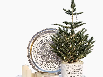 Modern Christmas Tree 3d model