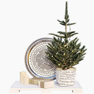 Modern Christmas Tree 3d model