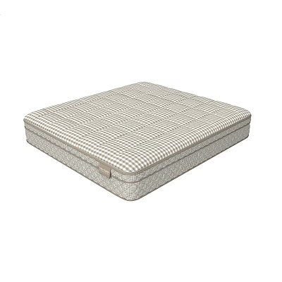 High Quality Plaid Design Mattress With Comfortable Support And Durable Construction 3d model