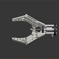 Industrial Robotic Claw With Metal Jointed Arms And Adjustable Gripping Components