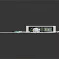 Medical Suction Device With White Unit Digital Display Control Buttons Transparent Tubes And Green Component