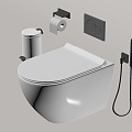 Modern Toilet Smart Toilet 3d model