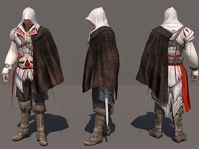 Assassin Game Role Swordsman Assassin model