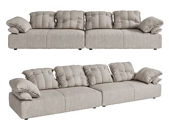 Modern Multiplayer Sofa 3d model