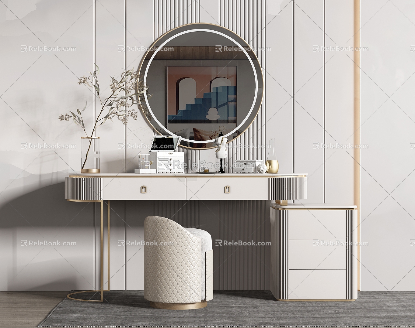 Modern Dresser 3d model