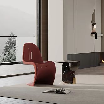 modern leisure chair 3d model