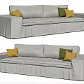 Modern Multiplayer Sofa 3d model