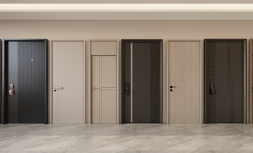 Modern door 3d model