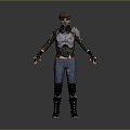 Sci-fi Beauty Cyber Beauty Sci-fi Woman Warrior Future Woman Warrior Sci-fi Lady Soldier Cyber Woman Warrior 3d model