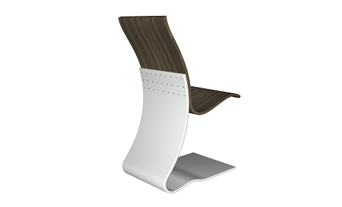 Modern single chair premium seat 3d model