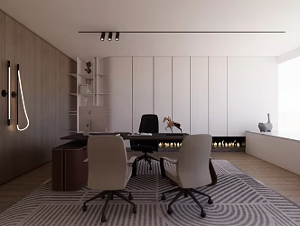 Office Manager Room Boss Room Leisure Area 3d model