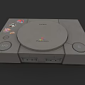 Sony PlayStation Classic Entertainment Console With Retro Design And Stickers