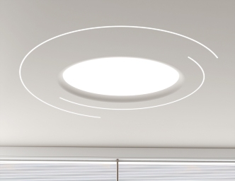 Soft Film Ceiling Silicone Luminescent Light Strip Oval Ceiling Ophthalmic Ceiling Special-shaped Ceiling 3d model