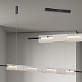 Modern Chandelier Light Luxury Minimalist Cream Style 3d model