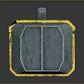 Blue And Yellow Toolbox With Yellow Straps Black Accents And Handle
