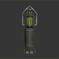 sci-fi rocket sci-fi missile bomb missile airborne missile ship-borne missile cruise missile high altitude bomb 3d model