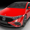Red Mercedes Benz Car Exterior Design With Stylish Front Grille And Sleek Wheels