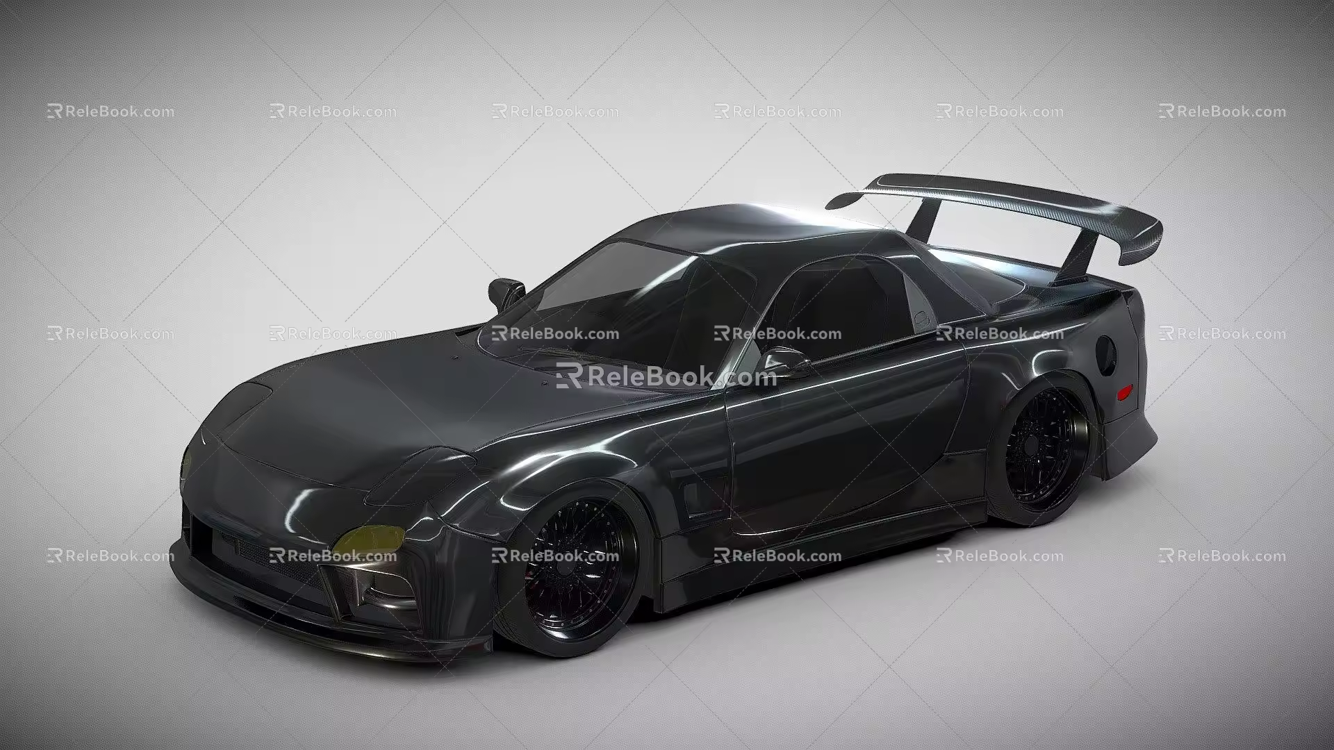 Modified Mazda car 3d model