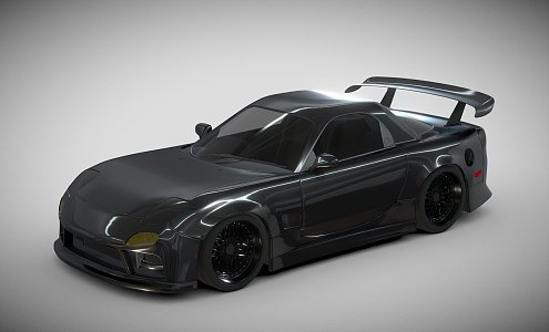 Modified Mazda car 3d model