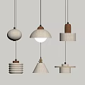Modern Decorative Pendant Lights with Various Stone Designs and Minimalist Styles