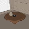 Modern coffee table 3d model