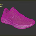 Skechers Pink Casual Shoes With Breathable Mesh Upper And White Sole
