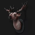 Realistic Deer Head Animal Wall Decor For Home Living Room Decoration