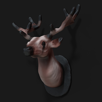 Modern Animal Wall Decoration Animal Wall Decoration 3d model