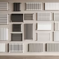 Modern radiator combination 3d model