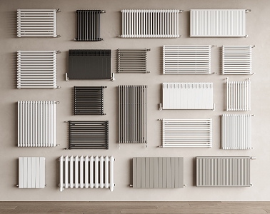 Modern radiator combination 3d model