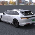 2022 Porsche Paramela Sedan Luxury Car 3d model