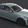 Sleek Modern Light Green Sedan Car With Sporty Black Wheels And Aerodynamic Design